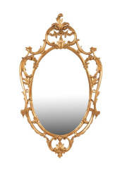 ITALIAN ROCOCO STYLE OVAL GILT
