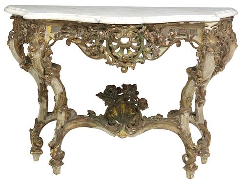 ITALIAN ROCOCO STYLE PAINTED