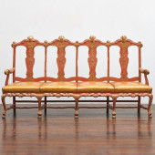 ITALIAN ROCOCO STYLE RED PAINT