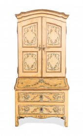 ITALIAN ROCOCO TALL PALE YELLO
