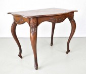 ITALIAN ROCOCO WALNUT SIDE TAB