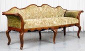 ITALIAN ROCOCO WALNUT SOFA FOR