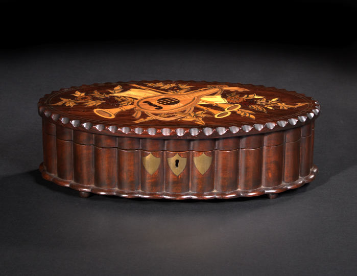 Italian Rosewood and Marquetry