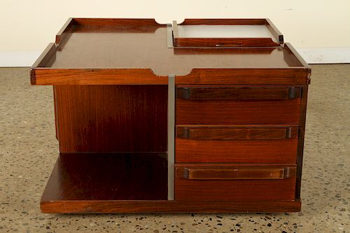 ITALIAN ROSEWOOD COFFEE TABLE ON