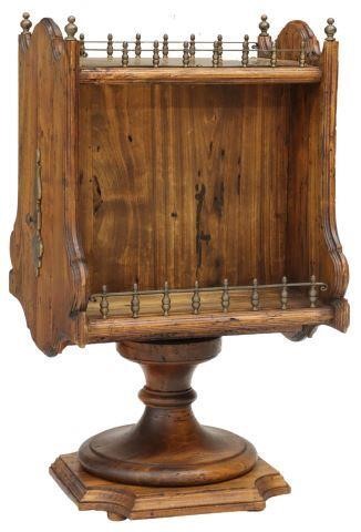 ITALIAN ROTATING MAGAZINE RACK SIDE