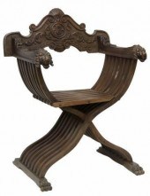 ITALIAN SAVONAROLA SLATTED CUR