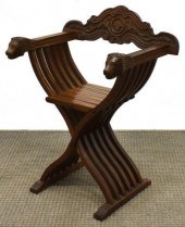 ITALIAN SAVONAROLA SLATTED CUR