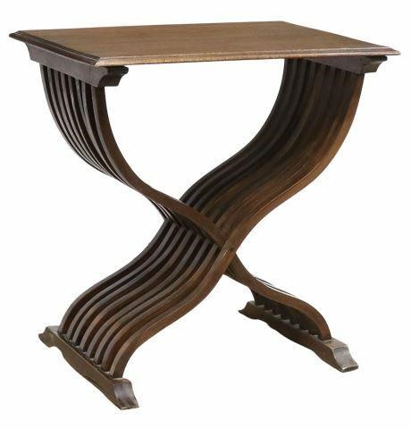 ITALIAN SAVONAROLA SLATTED WALNUT