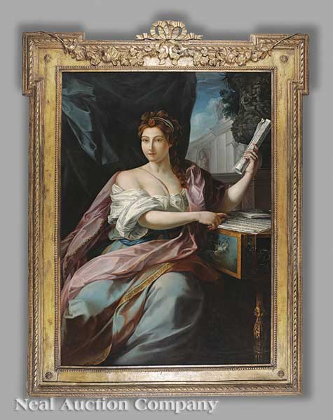 Italian School 18th c. "The Muse