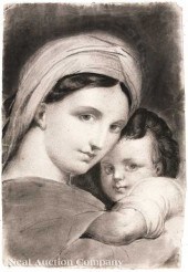 Italian School 19th c. "Madonn