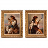 ITALIAN SCHOOL, 19TH C. PAIR O