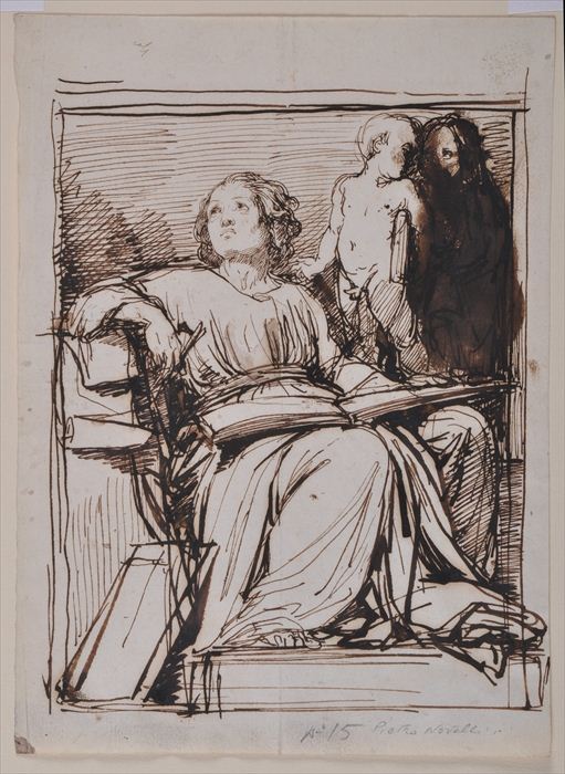 ITALIAN SCHOOL: "A SYBIL" Ink on
