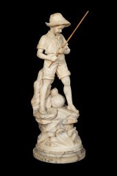 ITALIAN SCHOOL ALABASTER SCULP