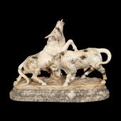 ITALIAN SCHOOL ALABASTER SCULP
