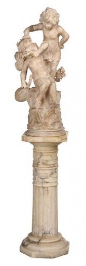 ITALIAN SCHOOL ALABASTER SCULP