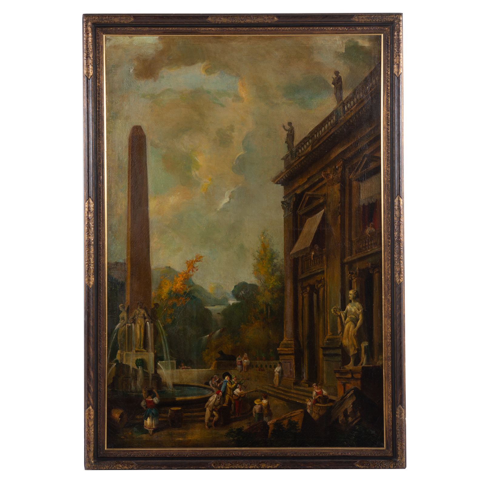 ITALIAN SCHOOL, C. 1900. CAPRICCIO,