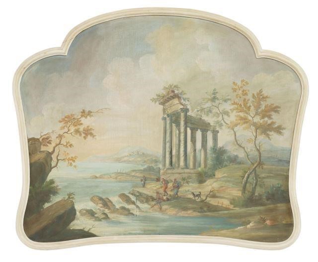 ITALIAN SCHOOL CAPRICCIO PAINTING