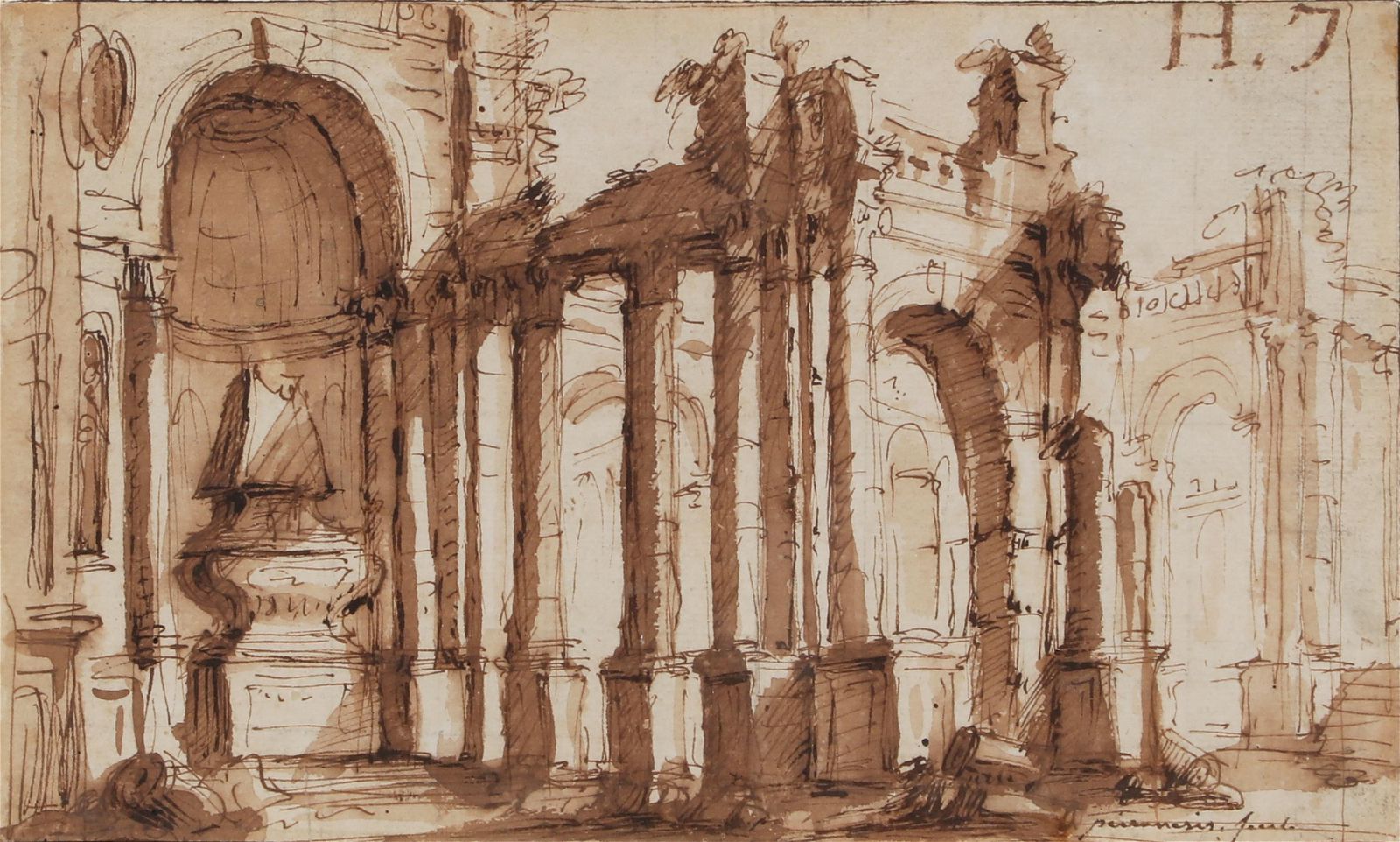 ITALIAN SCHOOL, CLASSICAL RUINS