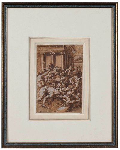 ITALIAN SCHOOL DRAWING(17th