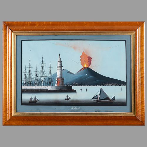 ITALIAN SCHOOL: IL VESUVIO: A