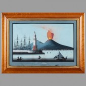 ITALIAN SCHOOL: IL VESUVIO: A