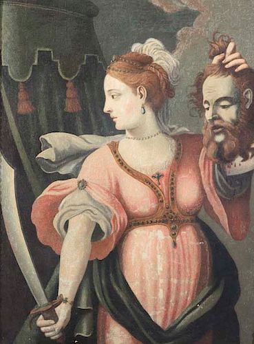 ITALIAN SCHOOL JUDITH WITH HEAD