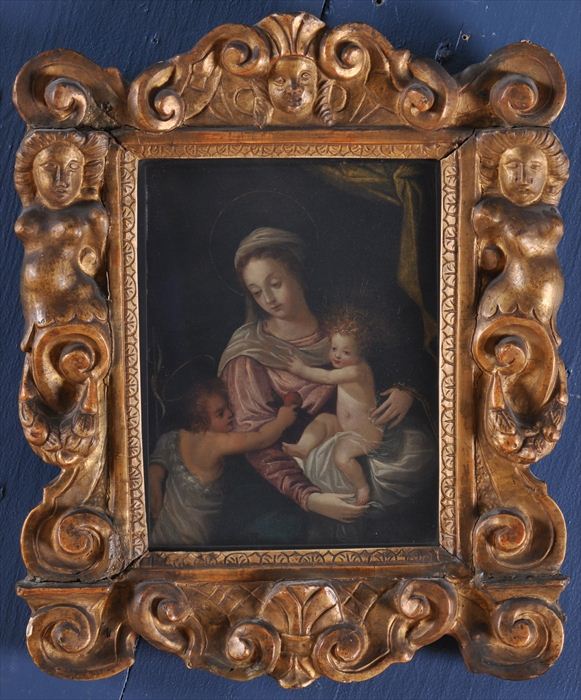 ITALIAN SCHOOL: MADONNA JESUS AND