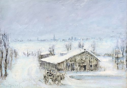 ITALIAN SCHOOL MIXED MEDIA