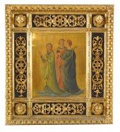 ITALIAN SCHOOL, OIL AND GILT O