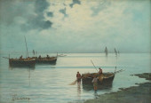 ITALIAN SCHOOL OIL ON CANVAS M