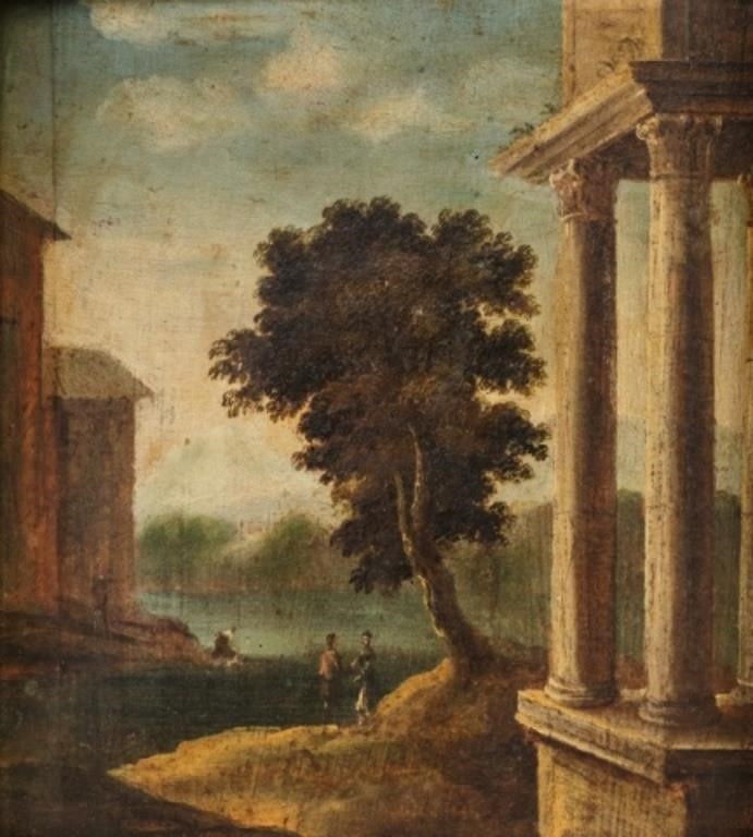 ITALIAN SCHOOL, OIL ON PANEL,