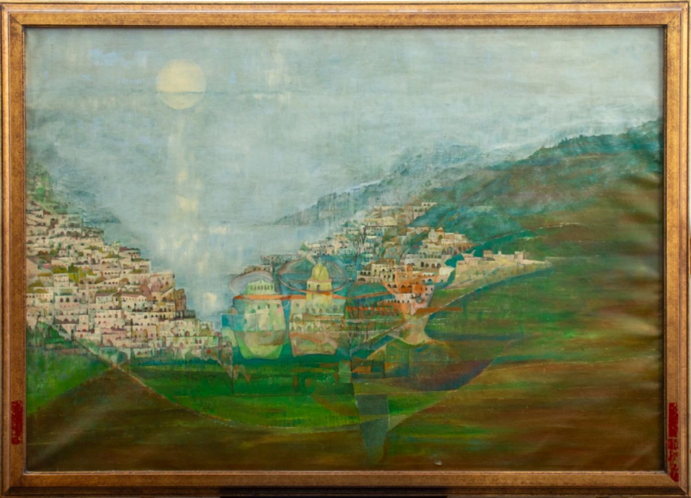 ITALIAN SCHOOL "PAESAGGIO" OIL ON