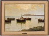Italian School painting, fishi