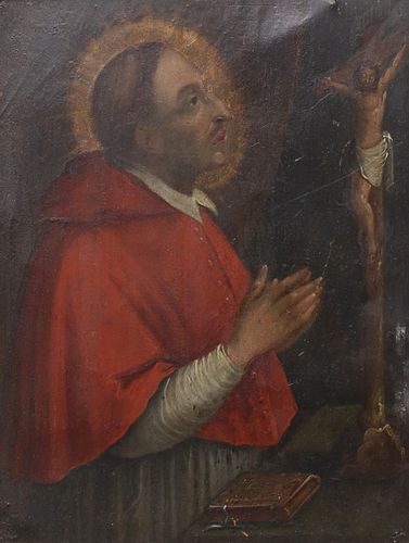 ITALIAN SCHOOL PAINTING ON COPPER
