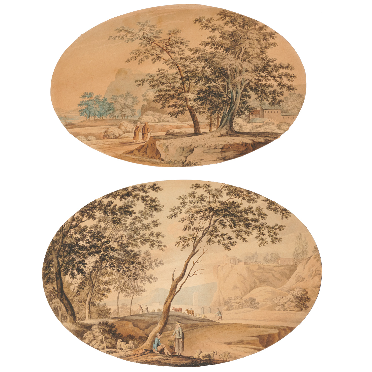 ITALIAN SCHOOL, PAIR CAPRICCIO