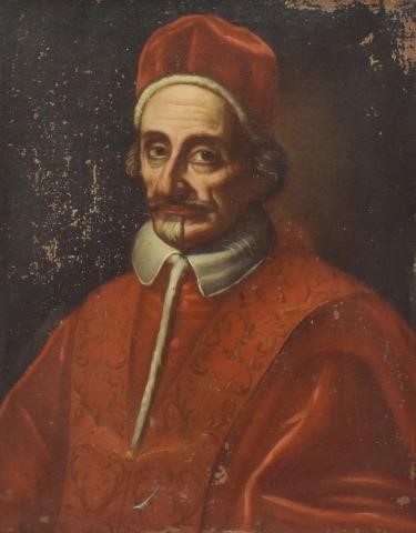 ITALIAN SCHOOL PORTRAIT OF POPE