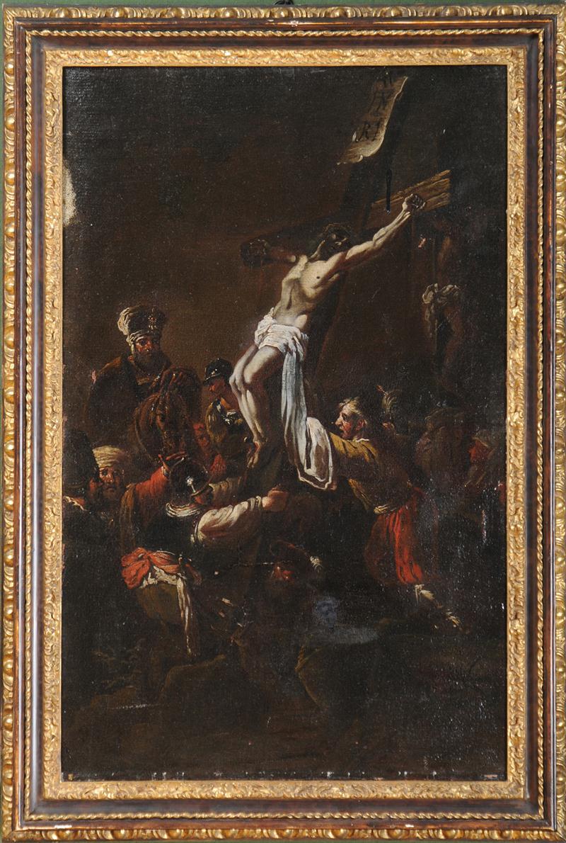 ITALIAN SCHOOL: THE CRUCIFIXION Oil