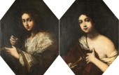ITALIAN SCHOOL: TWO ALLEGORICA