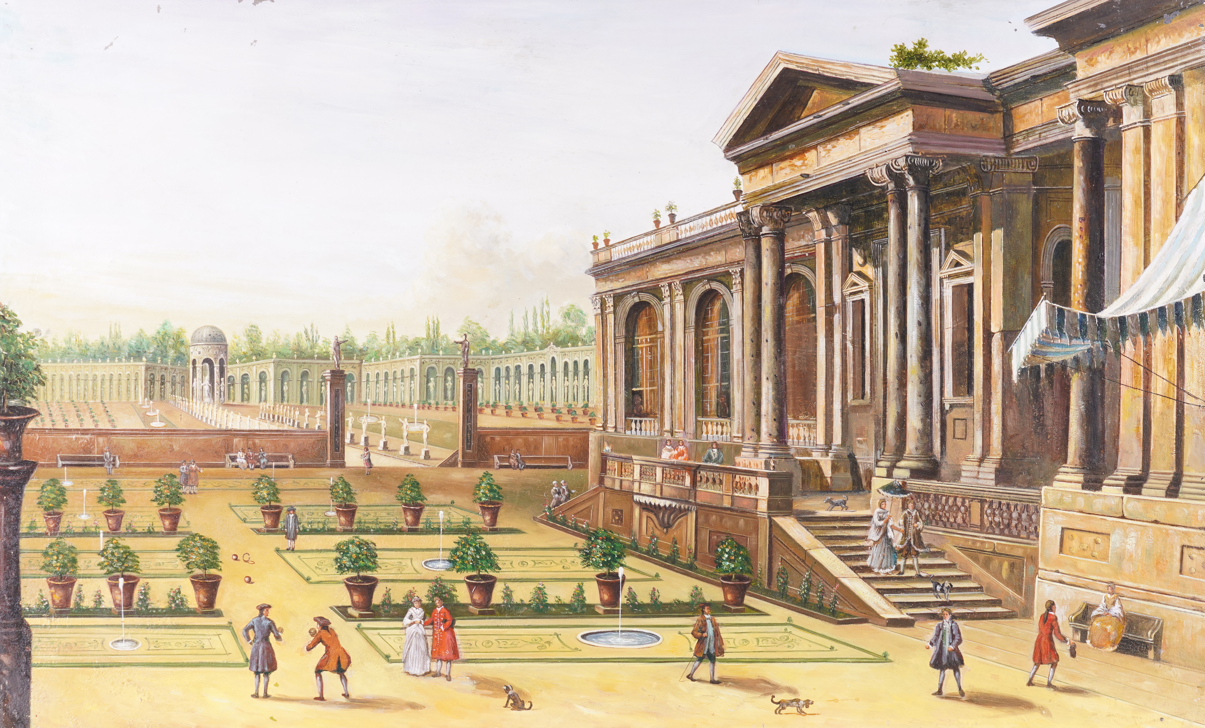 ITALIAN SCHOOL Villa with extensive