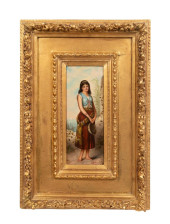 ITALIAN SCHOOL, YOUNG WOMAN W/