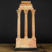 ITALIAN SIENNA MARBLE MODEL OF