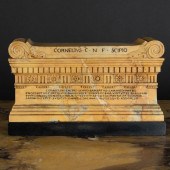 ITALIAN SIENNA MARBLE MODEL OF