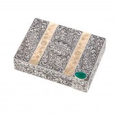 ITALIAN SILVER & 18K GOLD COMP