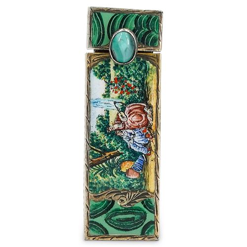 ITALIAN SILVER AND ENAMEL