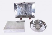 ITALIAN SILVER CIGARETTE BOX &