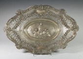 ITALIAN SILVER FOOTED BASKET E