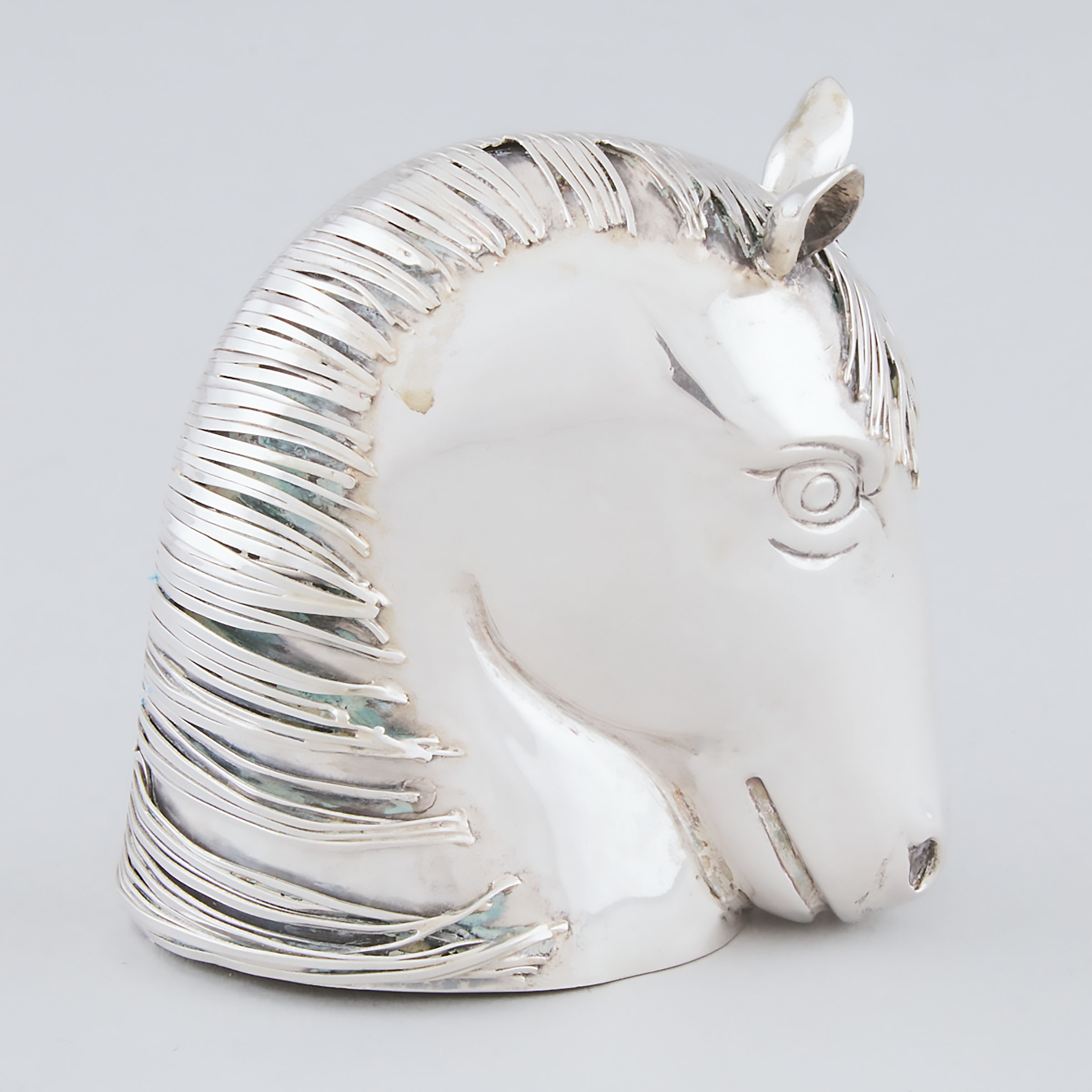 Italian Silver Horse's Head,