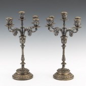 ITALIAN SILVER PAIR OF NEOCLAS