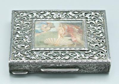 Italian silver purse,