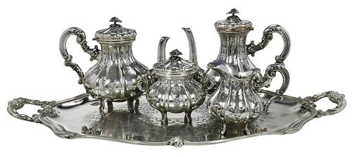 ITALIAN SILVER TEA SERVICEmid